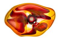 An American Studio Glass Sculpture, Ross Neder Largest 33 x 29 inches.