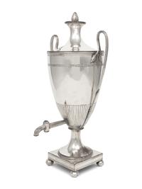 An English Silver-Plate Tea Urn