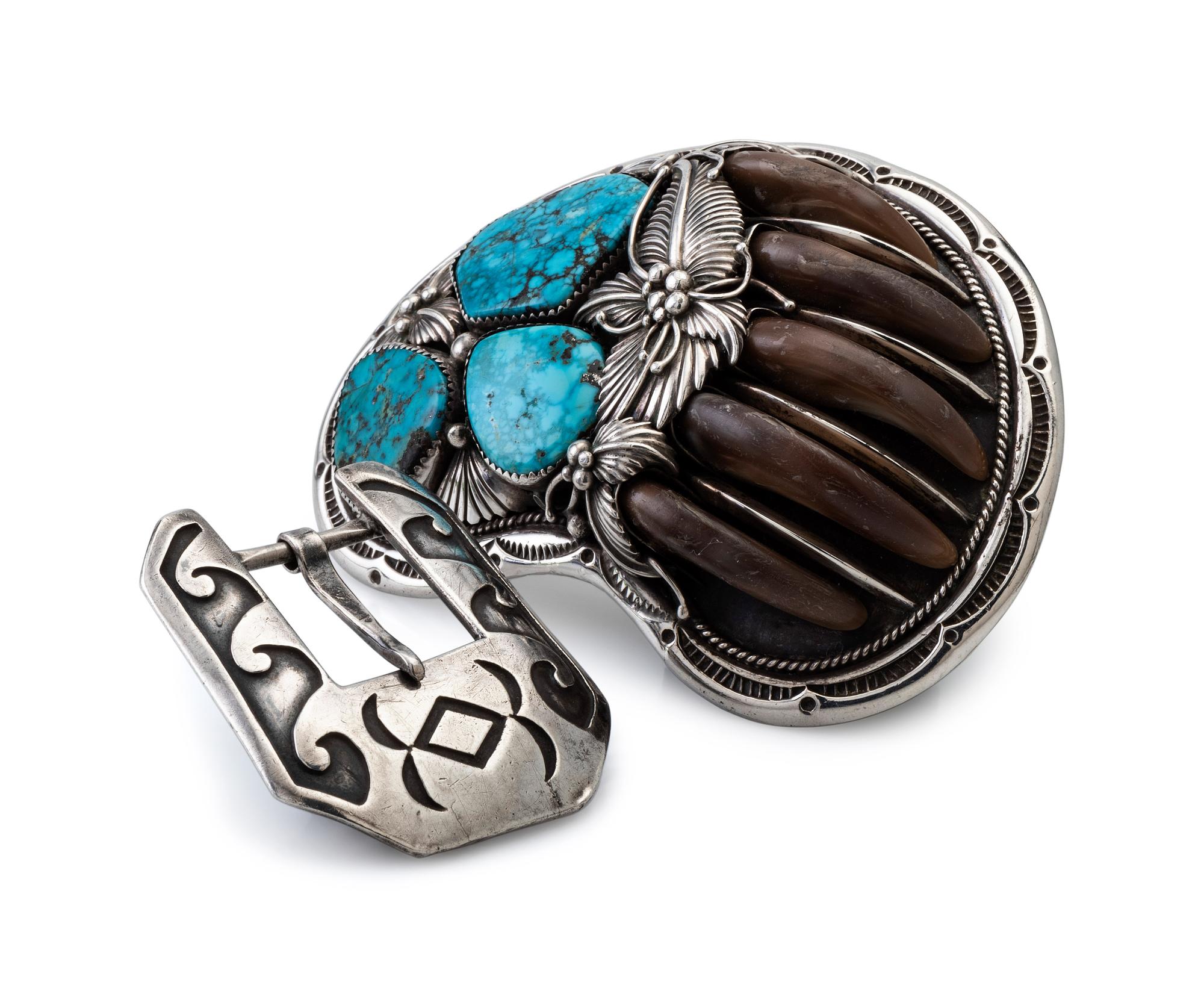 Navajo Silver Belt Buckles