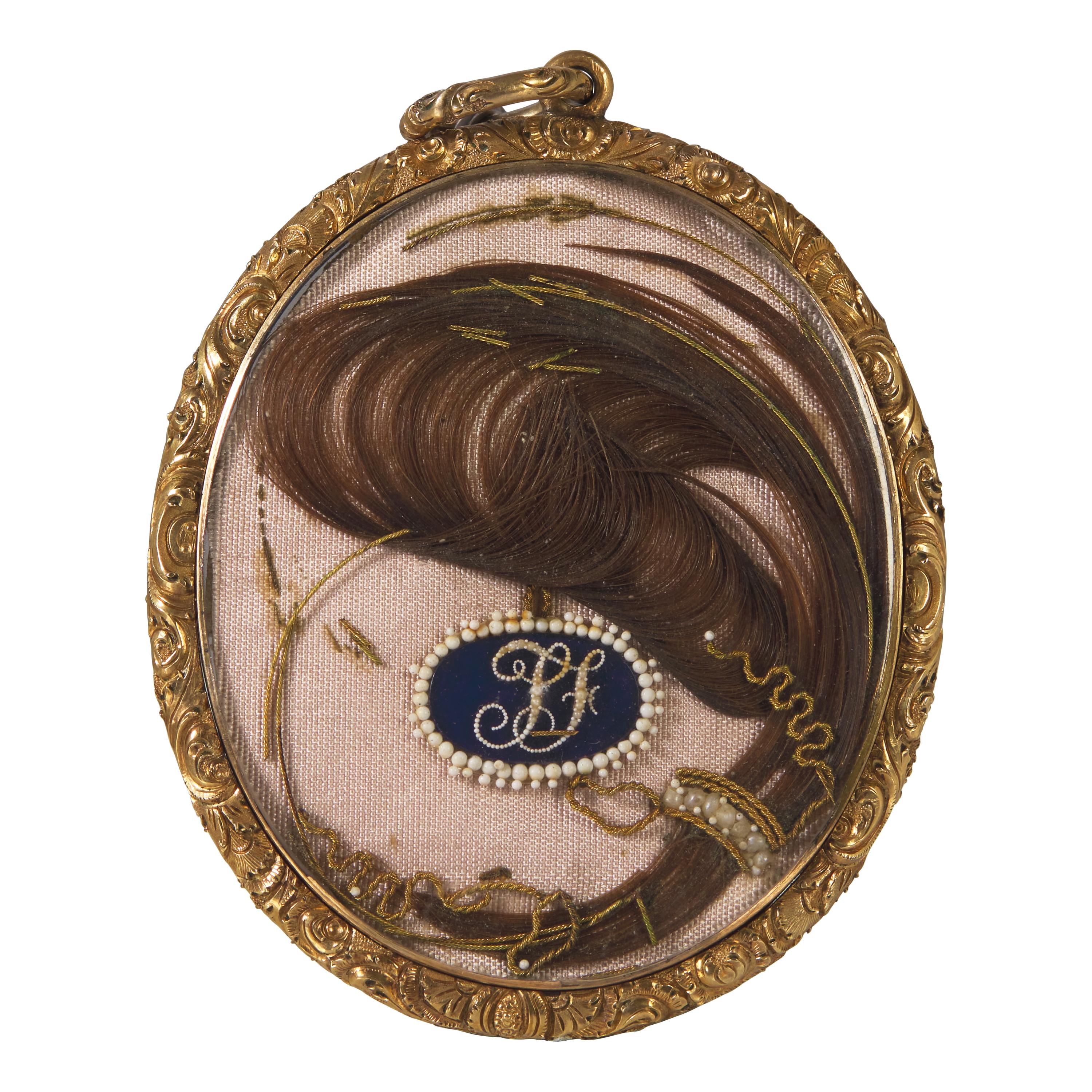 Scottish School 19th Century, A Portrait Miniature of a Lady