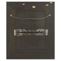 A Dutch Baroque Style Ebonized, Ripple Molded and Repoussé Gilt Brass Mounted Mirror