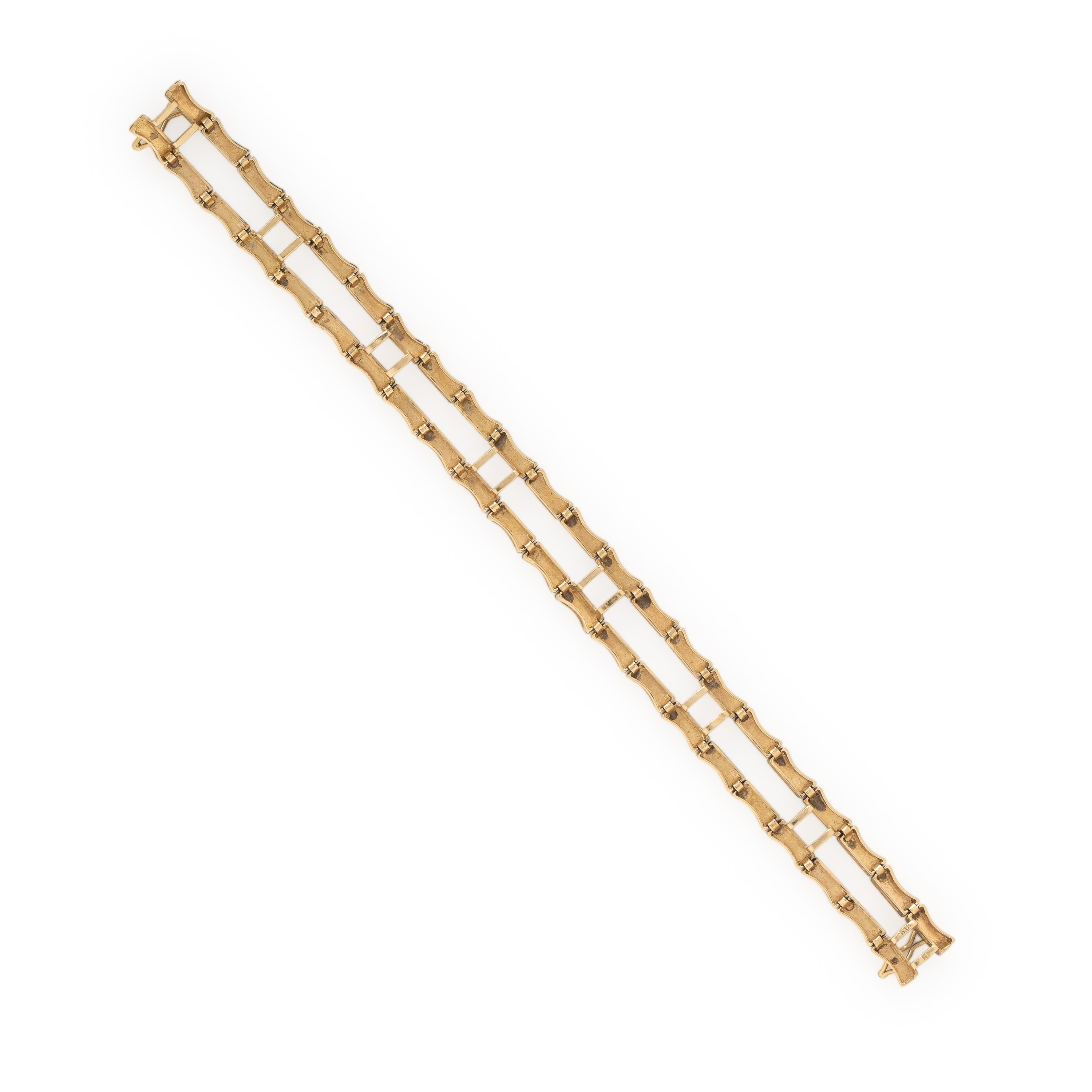 Yellow Gold Bamboo Bracelet Jacket