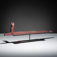 Eastern Plains Catlinite Pipe, Snake