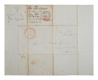 [SLAVERY & ABOLITION]. MORRIS, Thomas (1776-1844). Autograph letter signed ("Tho Morris"). Washington, 3 March 1838. Regarding slavery and "doctrine of Mr. Calhoun's resolutions".