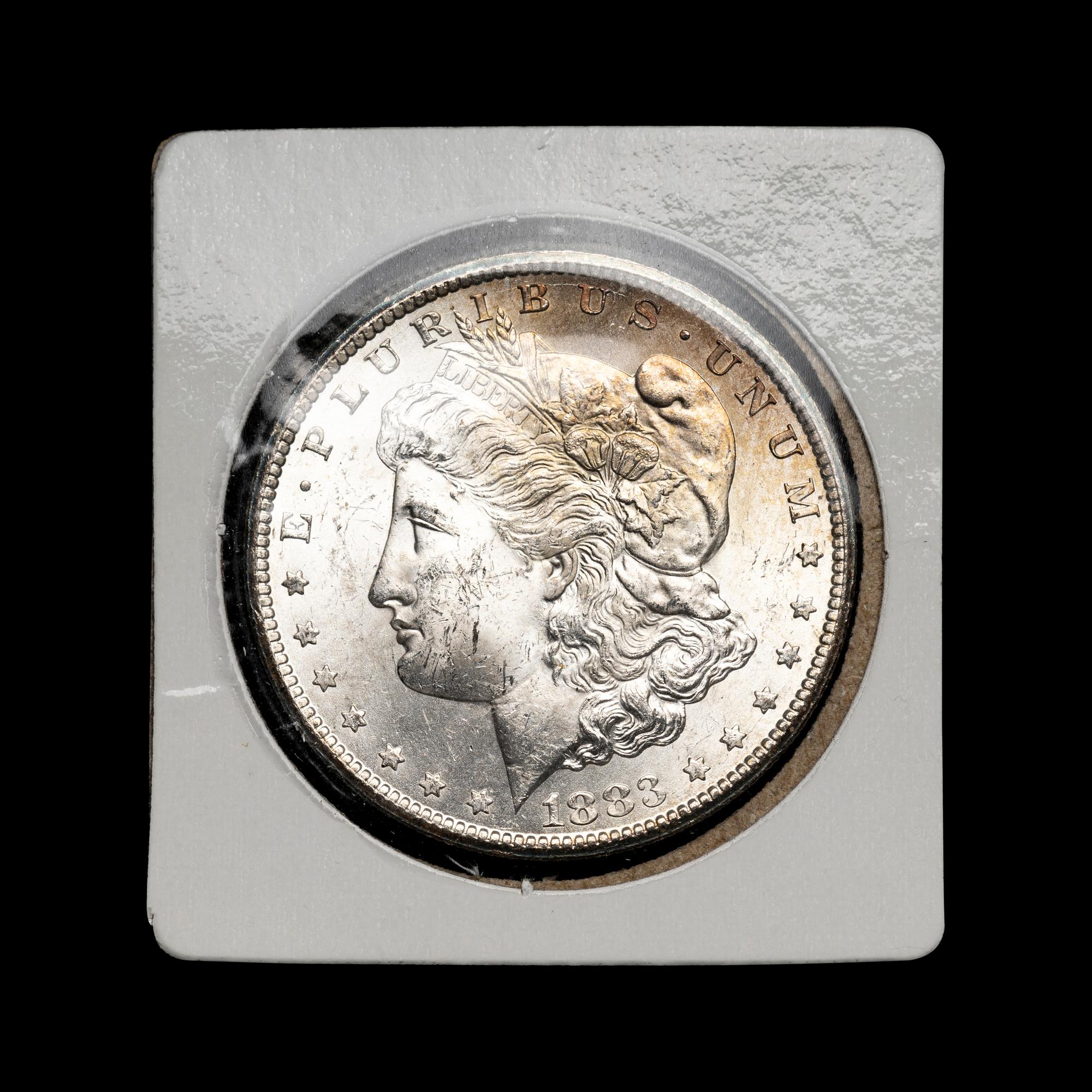 An 1883-CC Morgan $1 Coin
