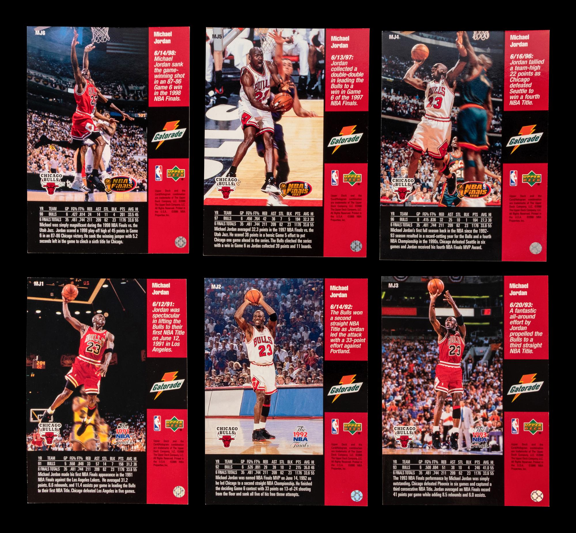 A Group of Assorted 1980s-90s Licensed Michael Jordan Basketball Cards,