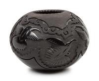 Micaceous Blackware Jar