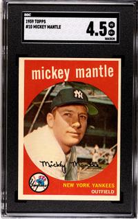 A Complete Set of 1959 Topps Baseball Cards Including SGC Graded Key Cards (572/572),