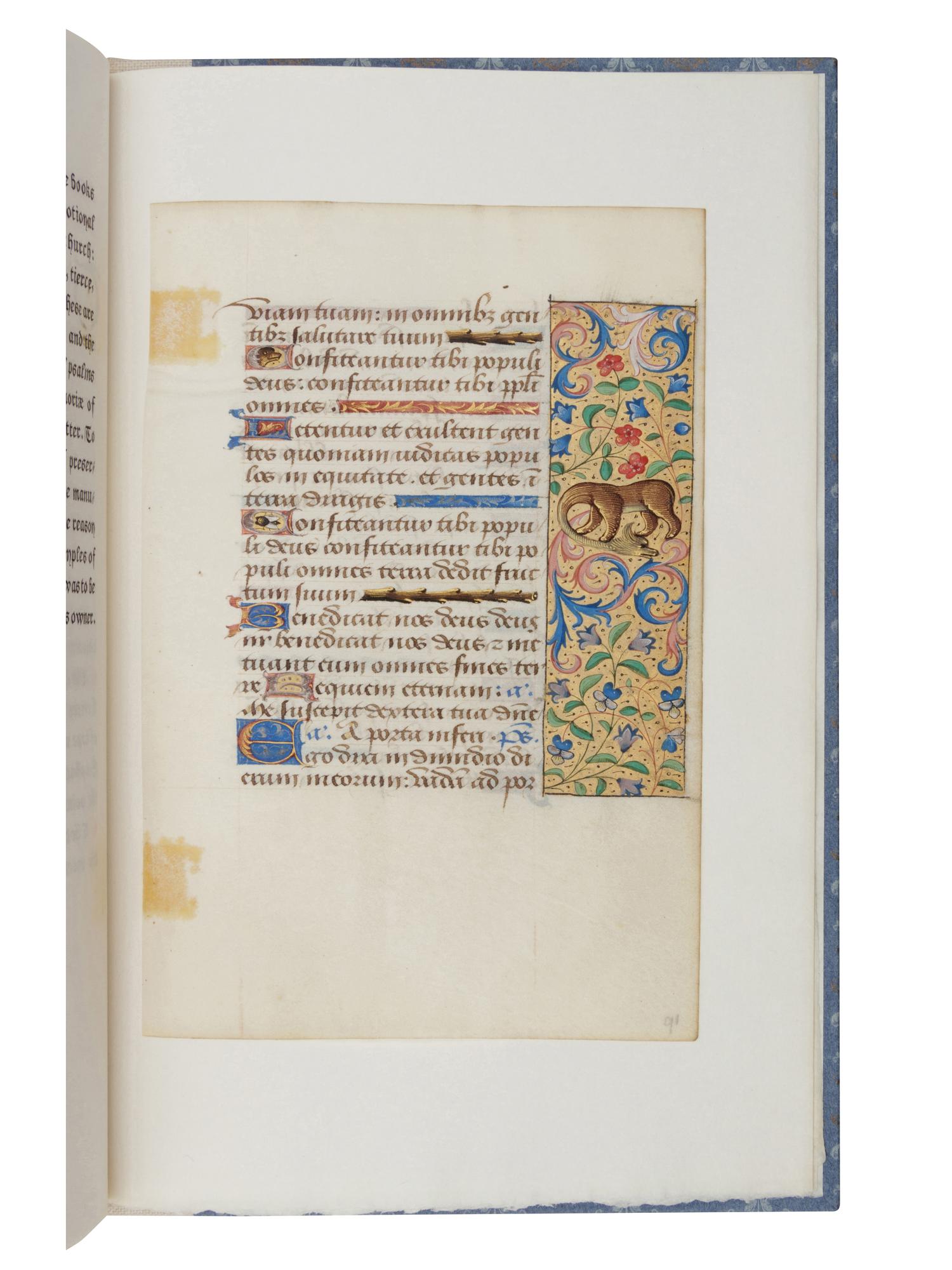 [GRABHORN PRINTING]. [MAGEE, David]. A Leaf from a Fifteenth Century Flemish Book of Hours . San Francisco: The Grabhorn Press for David Magee, 1938.