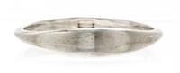 A Modernist Sterling Silver Ergonomic Bangle Bracelet, David Andersen. 38.80 dwts.