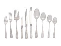 An American Silver Flatware Service