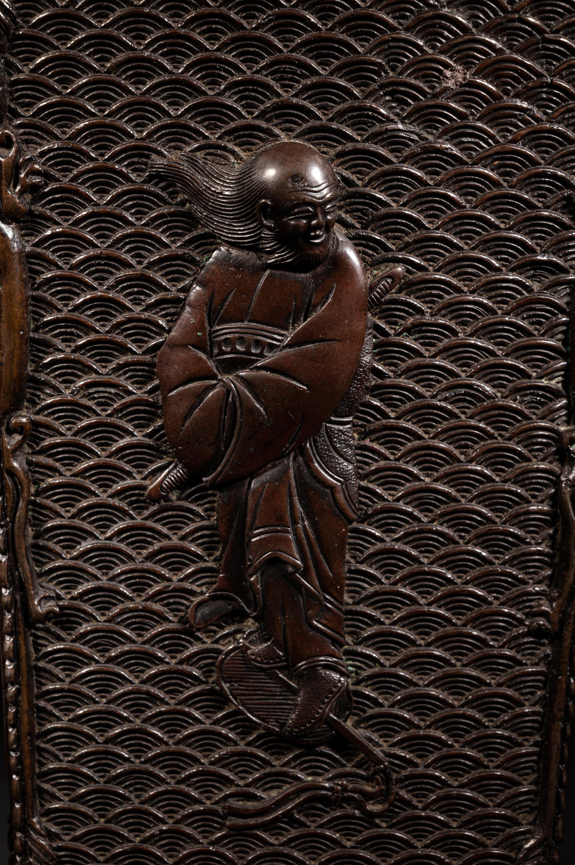 A Japanese Bronze Flower Vase