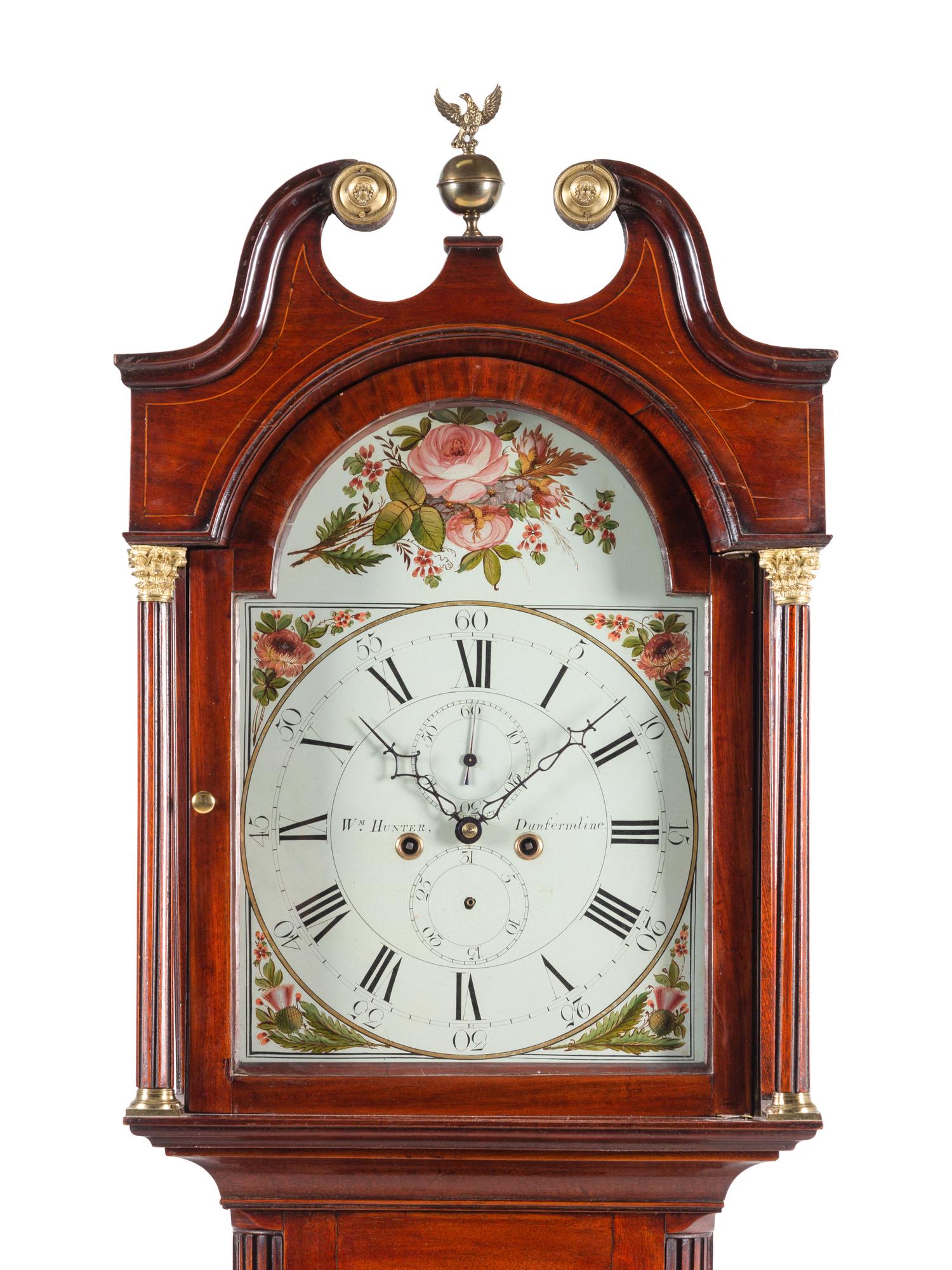 A Scottish George III Mahogany Tall Case Clock