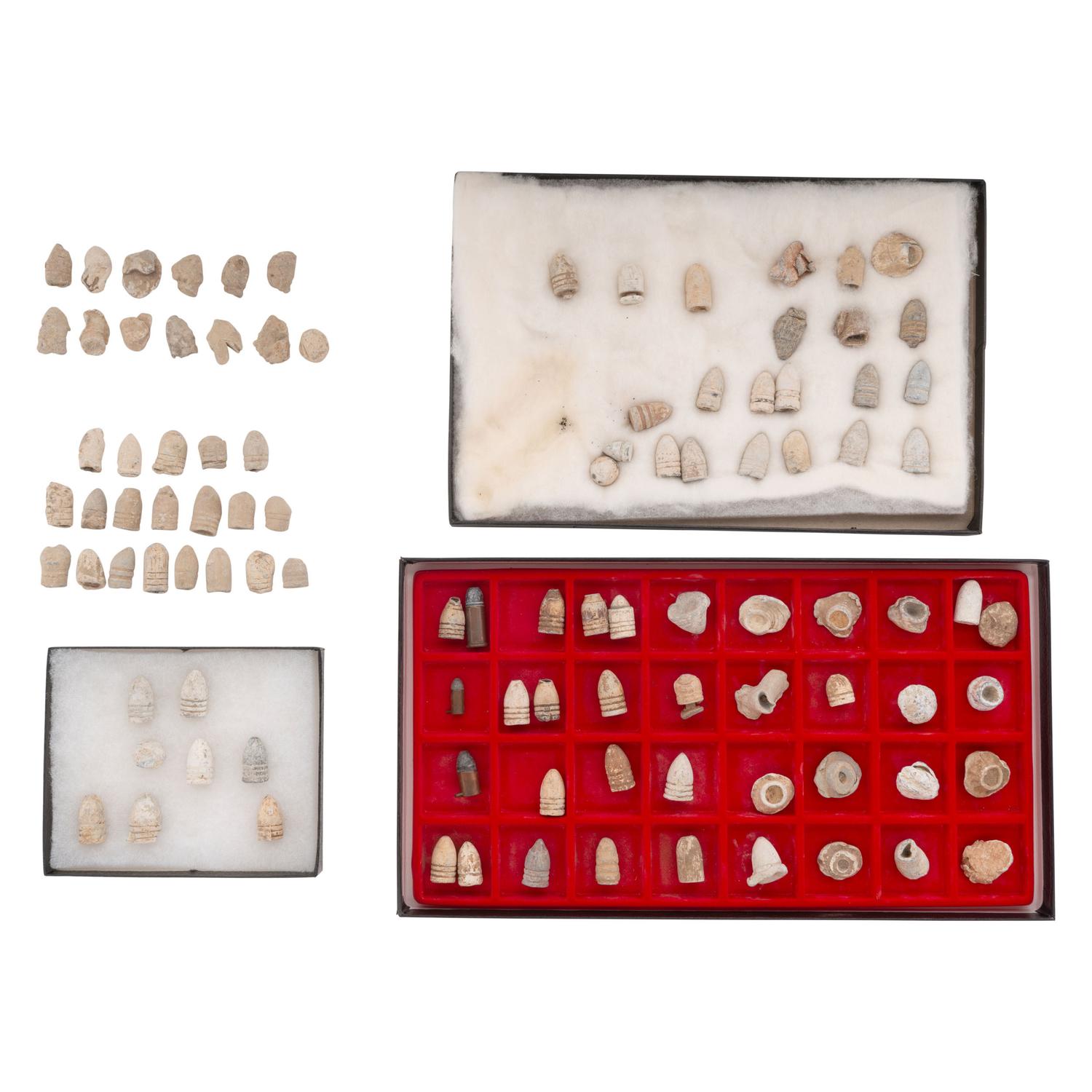 Large Group of Dug Dropped & Fired Civil War Bullets