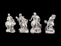 Four German Porcelain Figures Allegorical of the Seasons