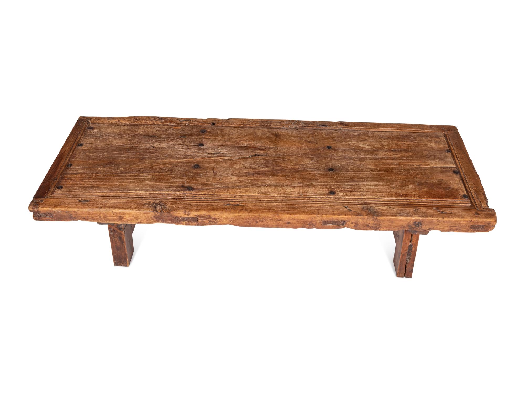 A Rustic Hacienda Style Door Converted to a Low Table