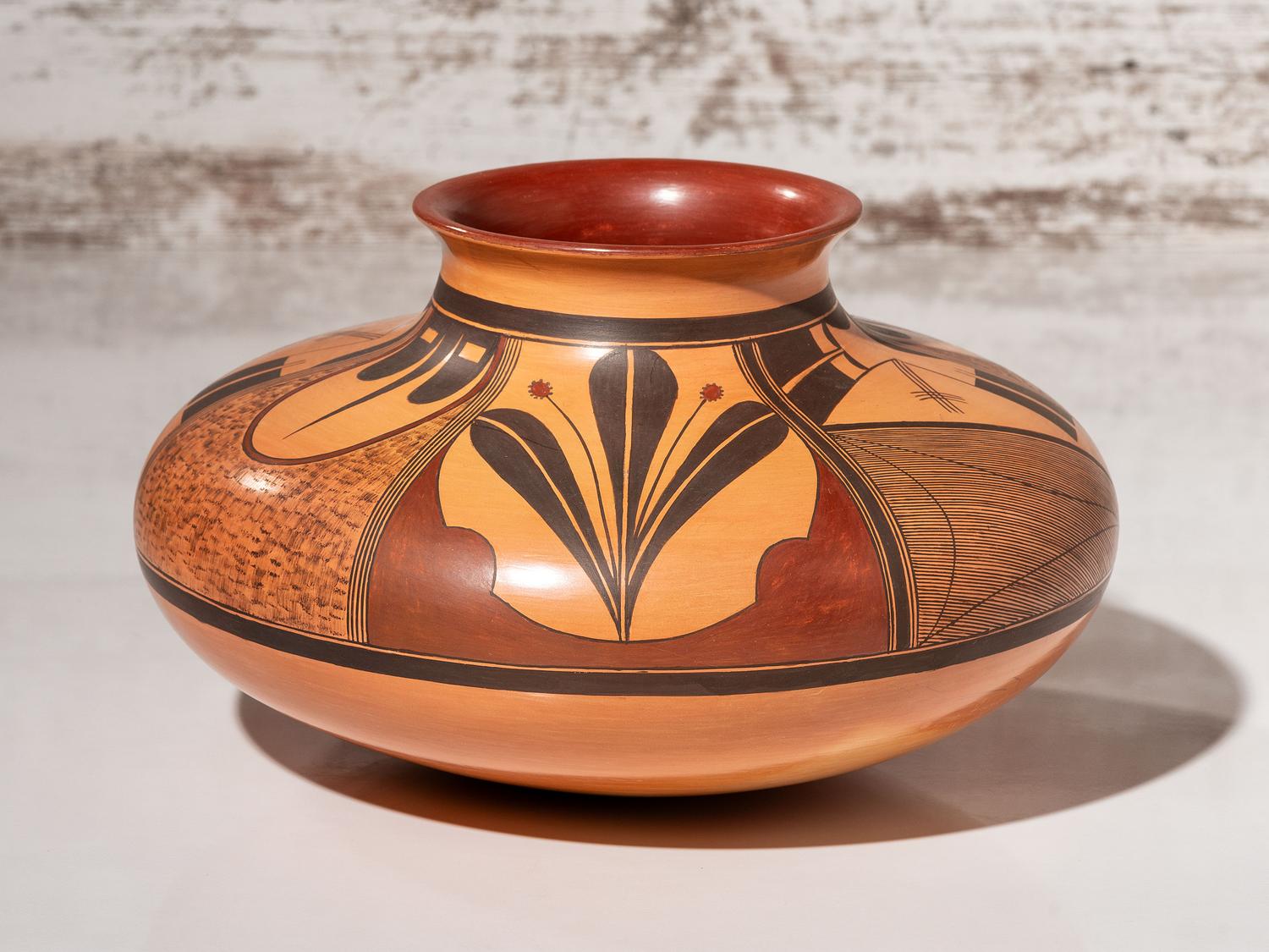 Award Winning Polychrome Pottery Jar
