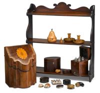 Group of household accessories 19th century