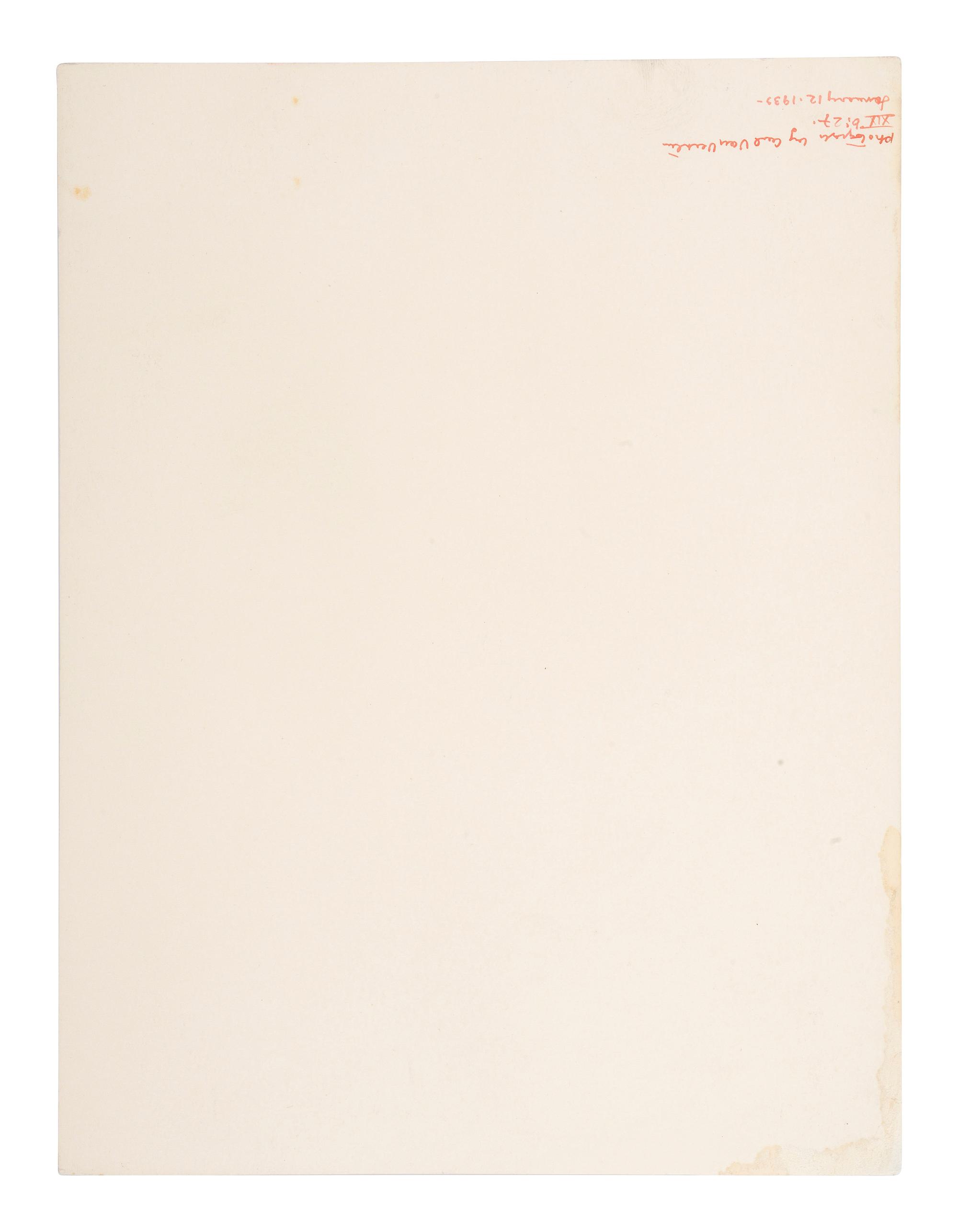 [PHOTOGRAPHY]. VAN VECHTEN, Carl (1880-1964), photographer. Portrait of Cab Calloway. 1933.