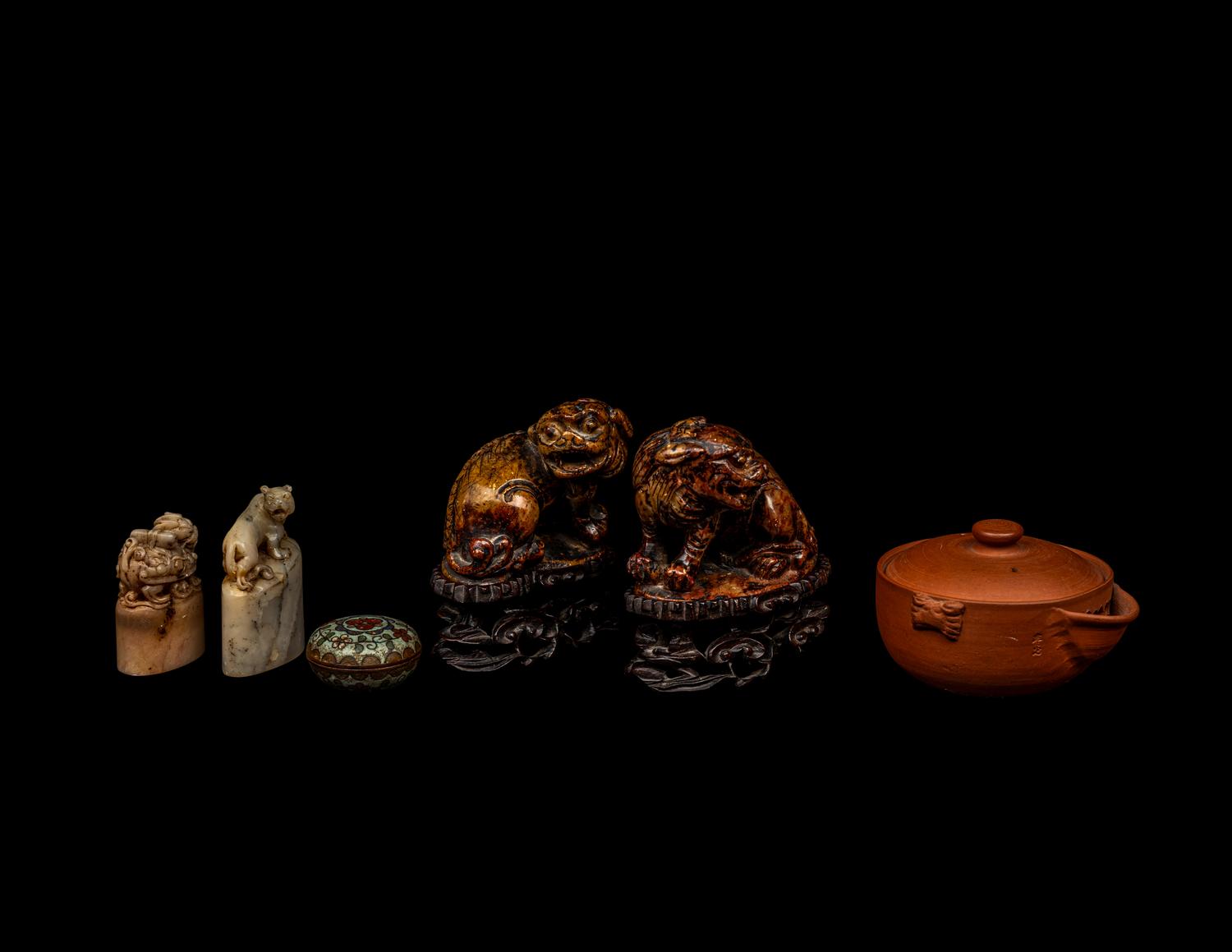 Six Chinese Scholar's Objects