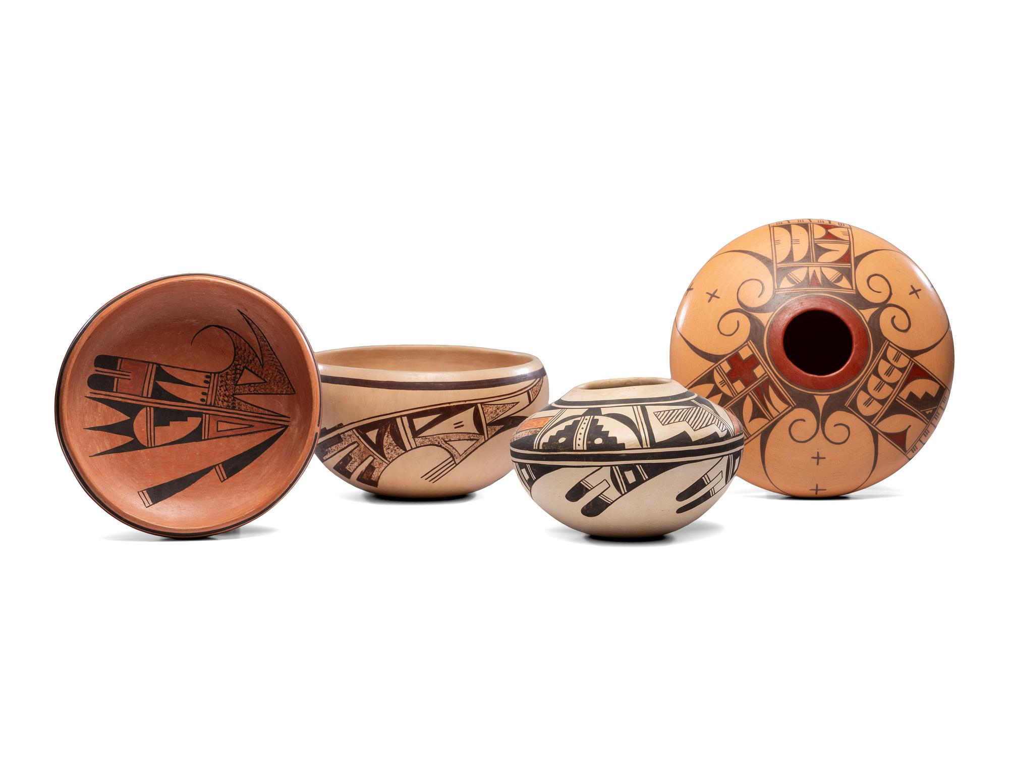 Collection of Hopi Pottery