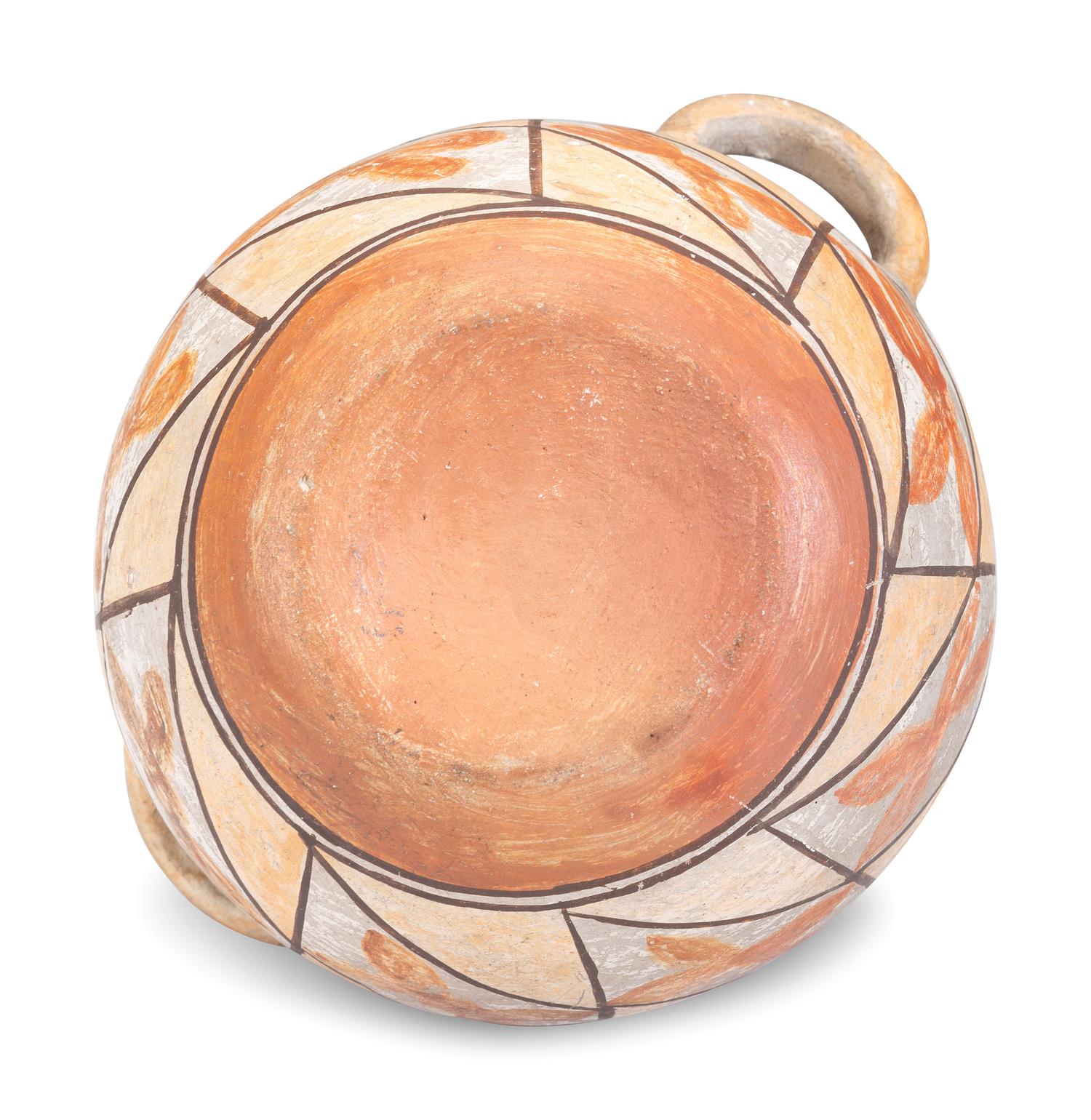 Acoma Four Color Pottery Jar
