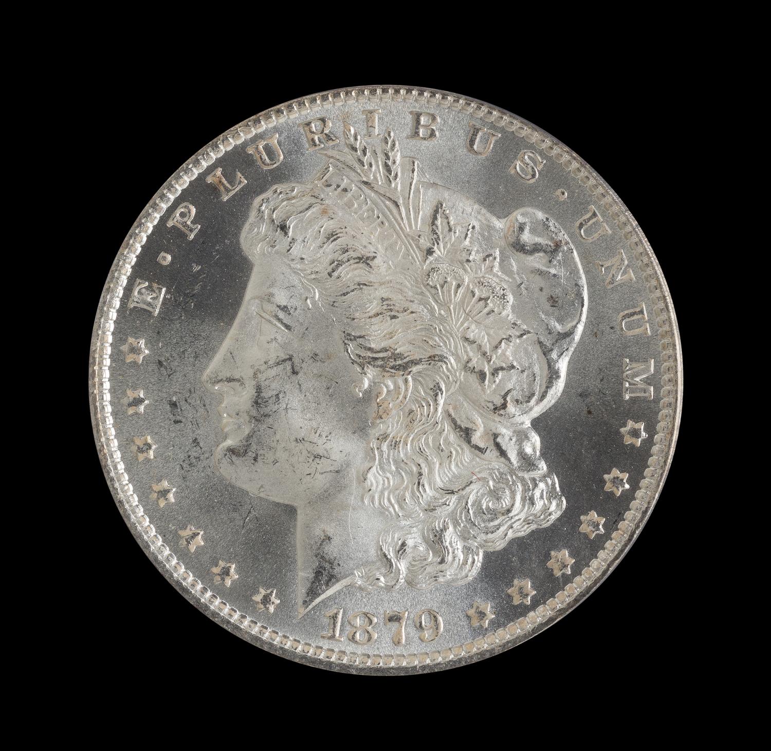A United States 1879-O Morgan Silver Dollar Coin