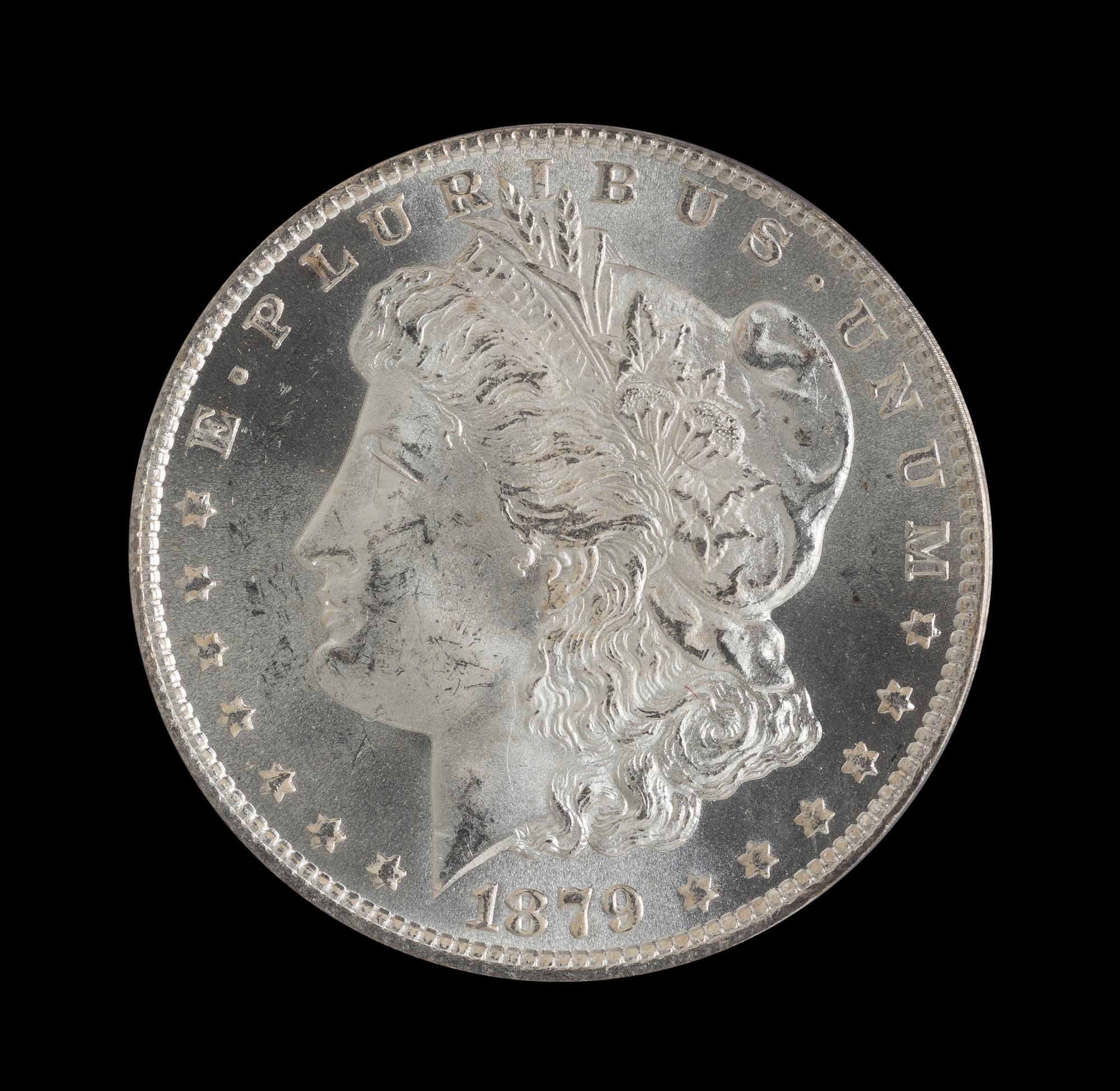 A United States 1879-O Morgan Silver Dollar Coin