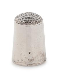 An American Silver Thimble