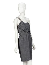 Christian Dior by John Galliano , Embellished Wool Tweed Dress