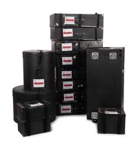 Collection of Thirteen Travel Cases Used for Ebony Fashion Fair and Archive