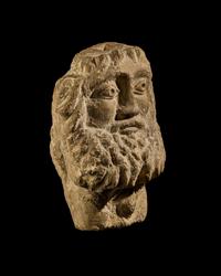 A Coptic Limestone Bust of Zeus