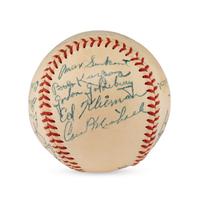A 1949 Chicago White Sox Team Signed Autograph Baseball (JSA Auction Letter),