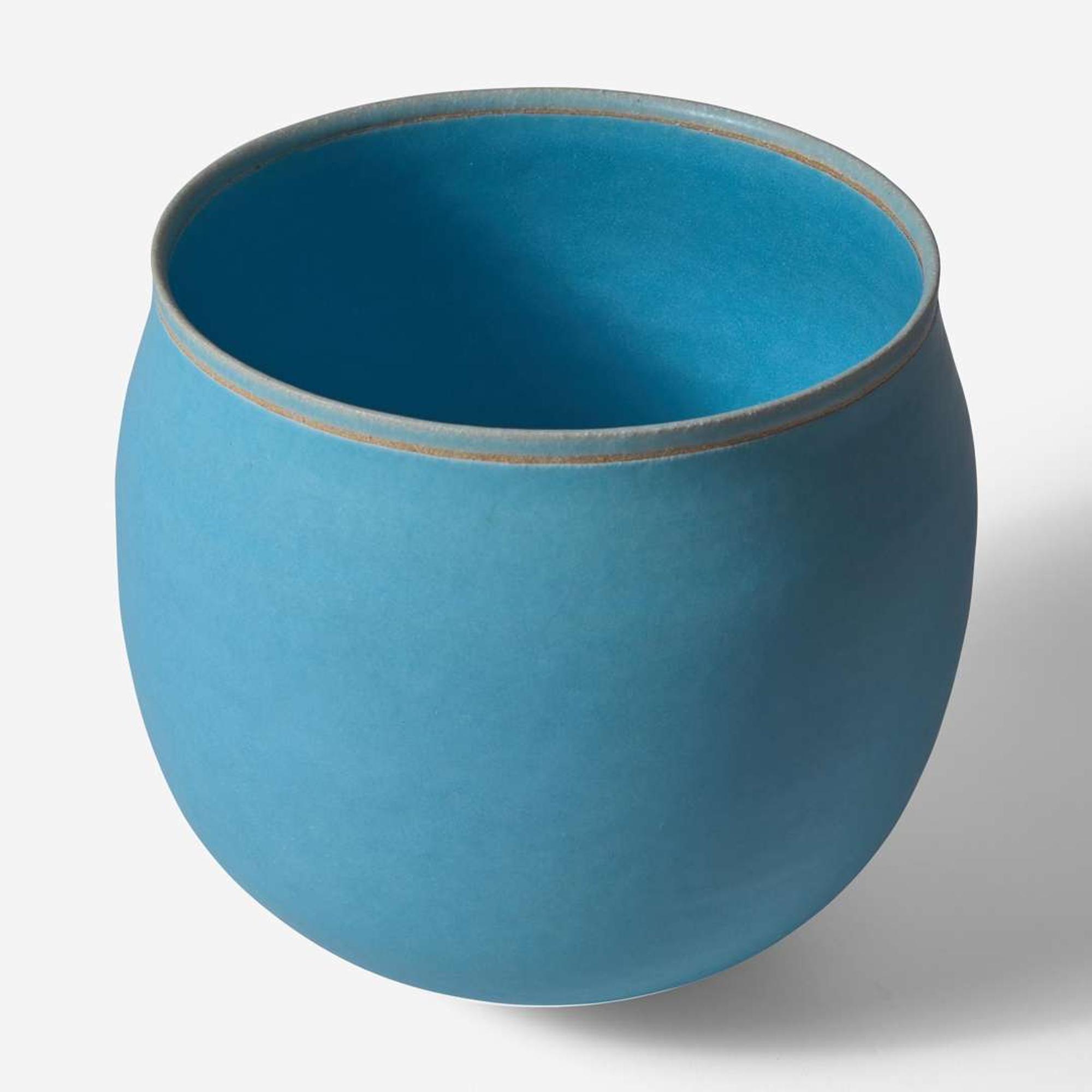 Alev Ebüzziya Siesbye (Turkish, b. 1938) Turquoise Bowl, Paris, France, 2001
