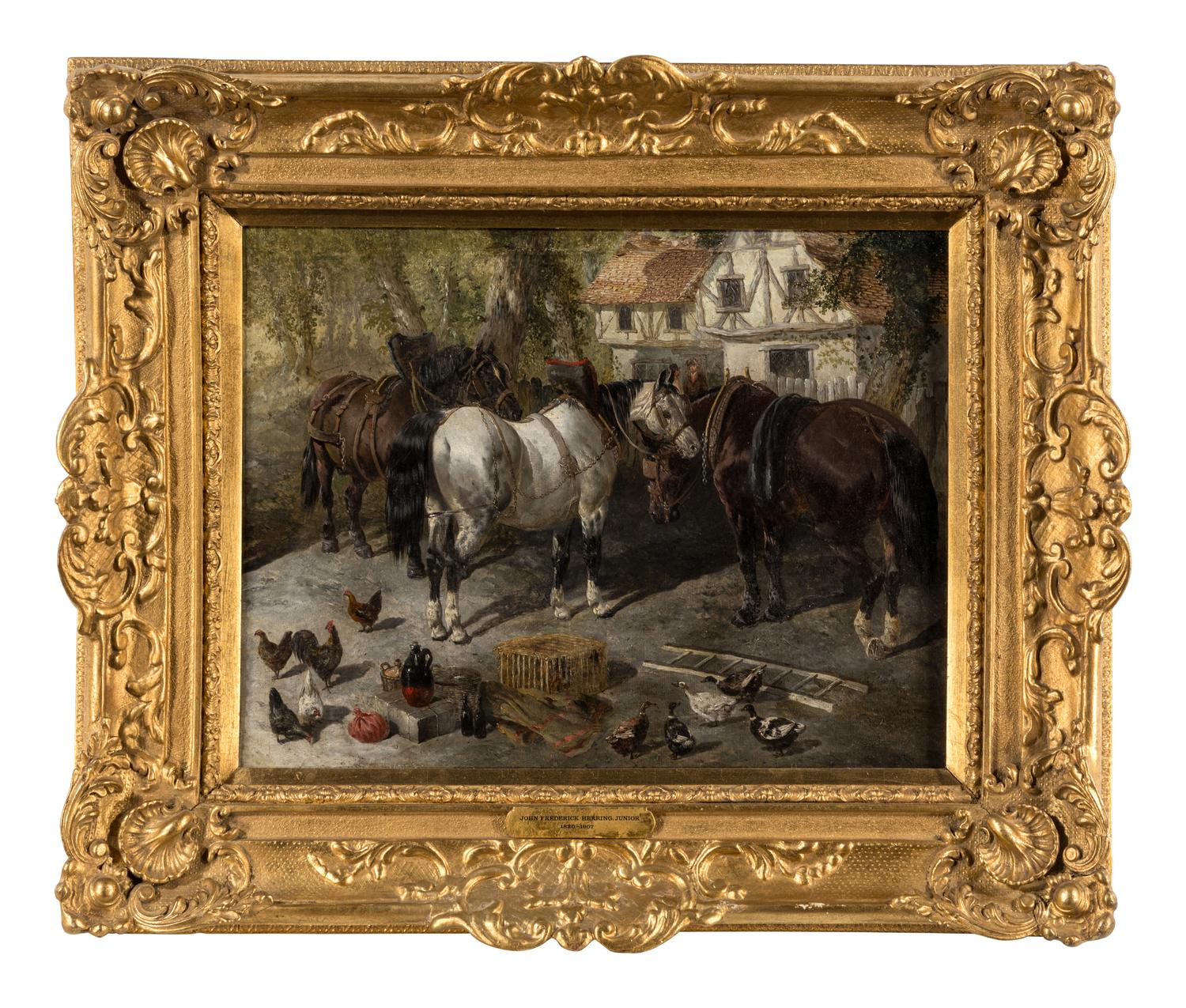 Plough Horses at Rest, 1846