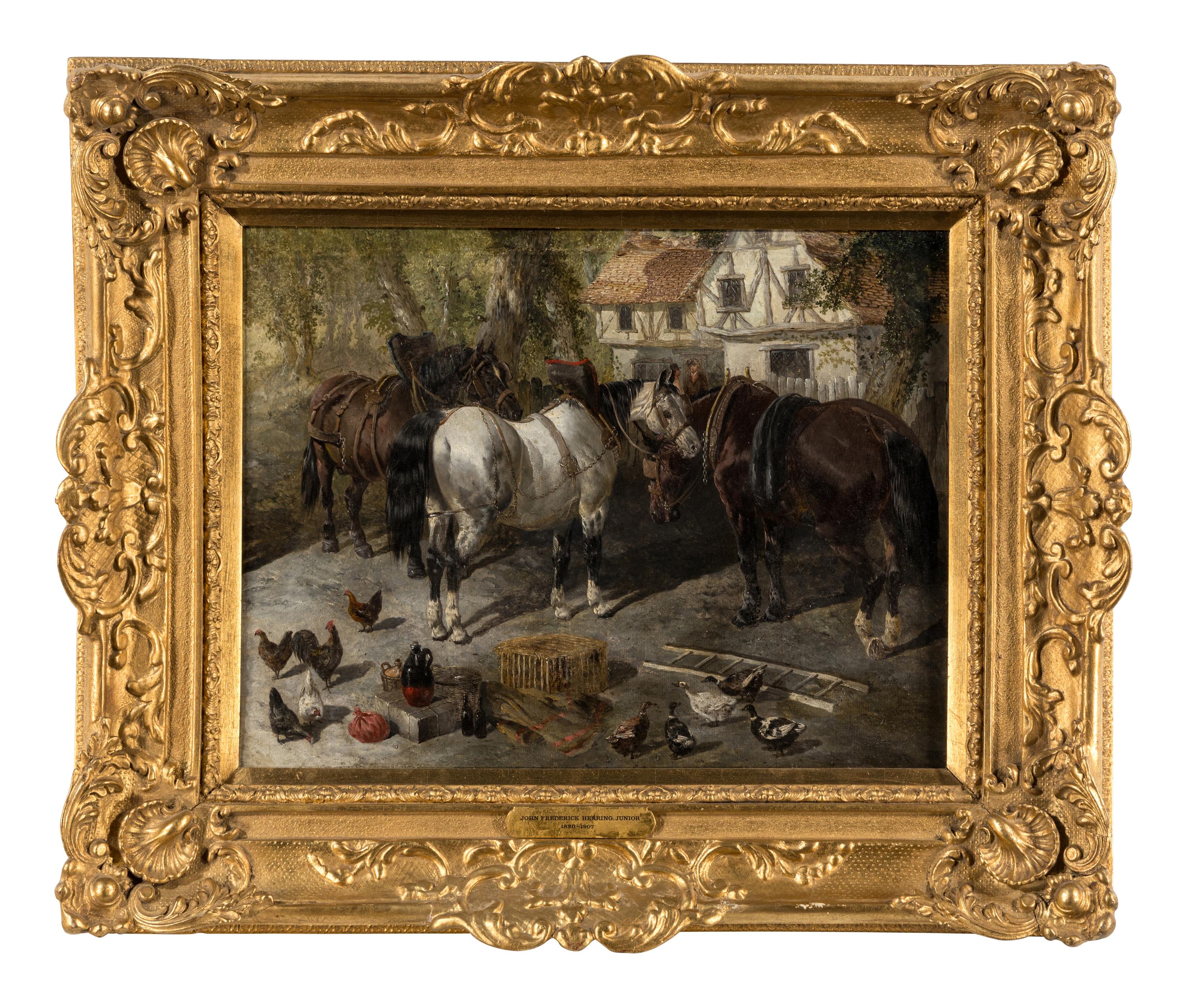 Plough Horses at Rest, 1846