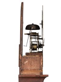 An English Line Inlaid Mahogany Tall Case Clock
