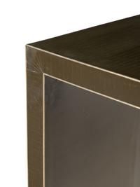 A Contemporary Metal Console Table