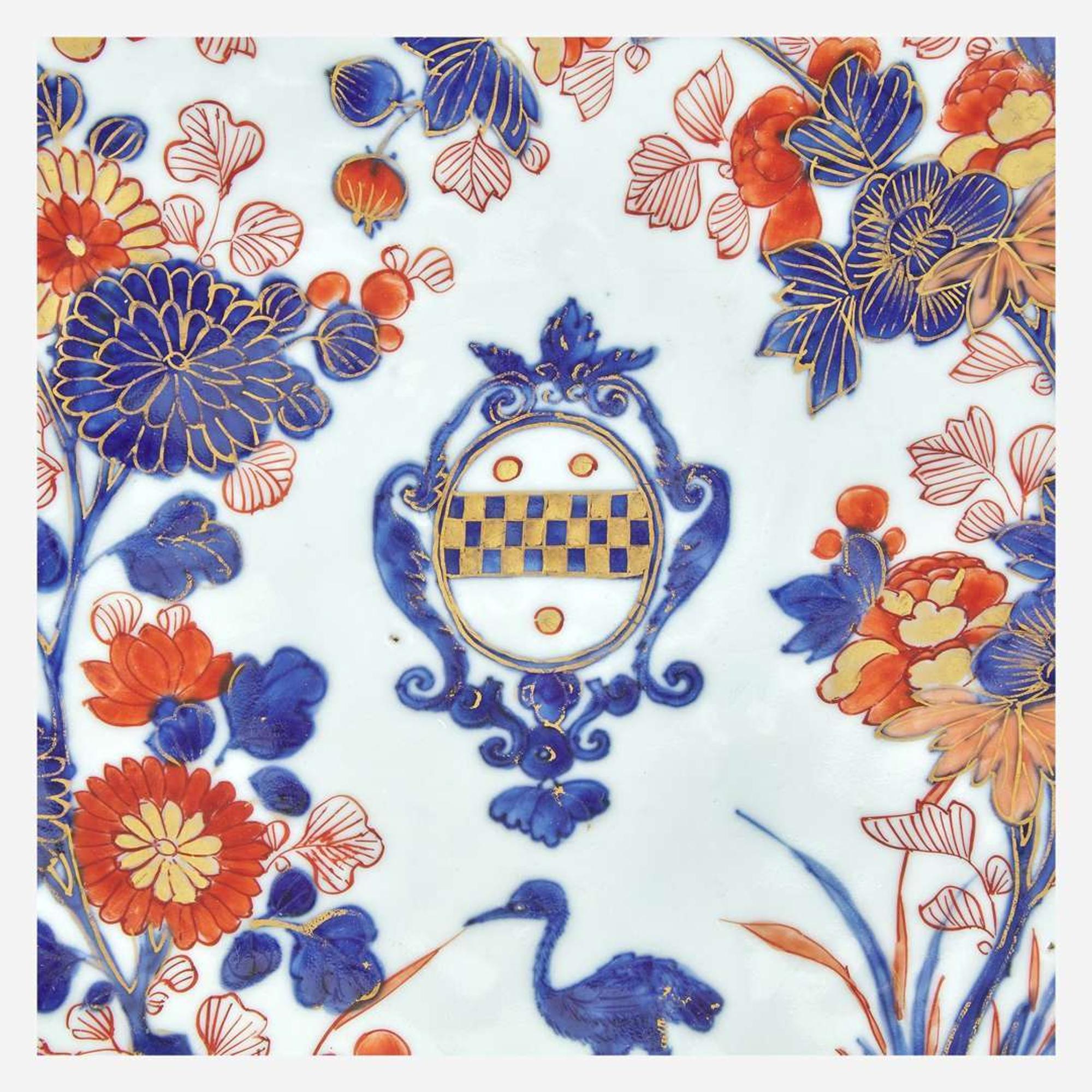 A Chinese Export Porcelain Armorial Charger circa 1703-1705