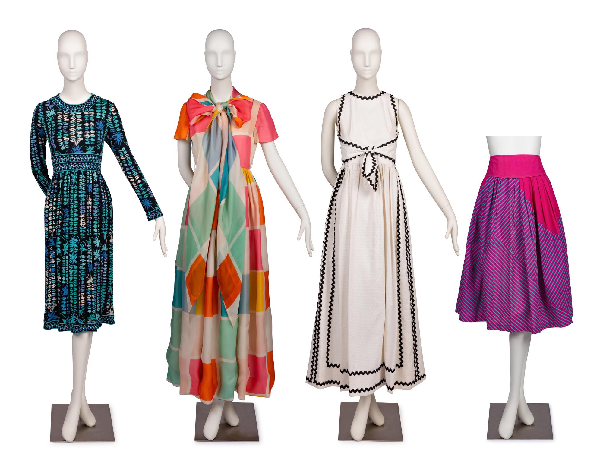 Collection of Designer Items: Bill Blass, Bessi, Oscar de la Renta, Giorgio'Sant Angelo 1970-80s