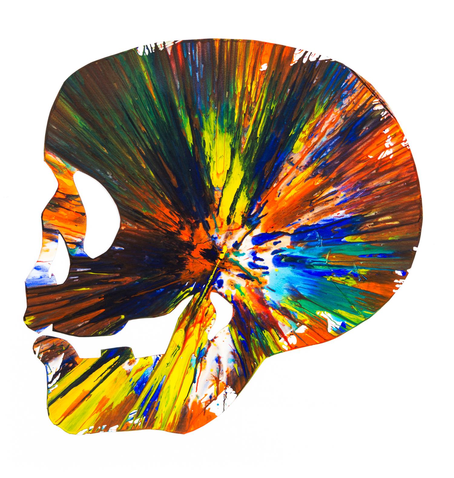 Damien Hirst, (British, b. 1965), Skull Spin Painting **not authentic**