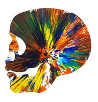 Damien Hirst, (British, b. 1965), Skull Spin Painting **not authentic**
