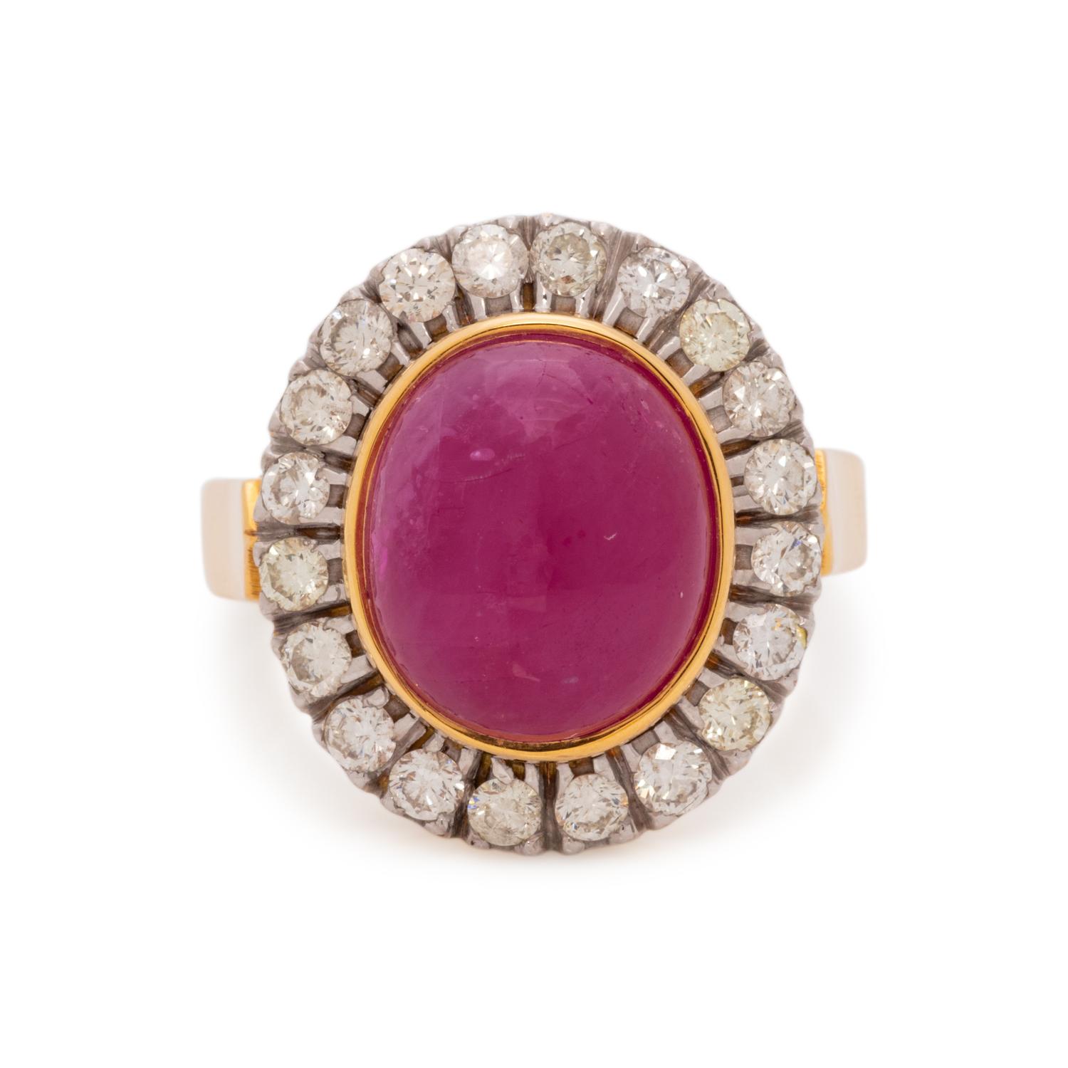 RUBY AND DIAMOND RING
