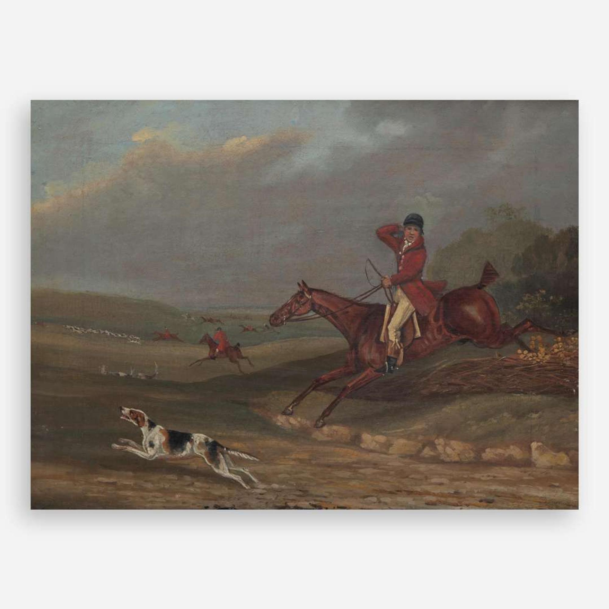 Attributed to Samuel Henry Alken (British, 1810–1894) Well Over