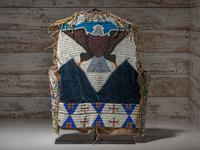 Sioux Beaded Hide Vest, with Eagle