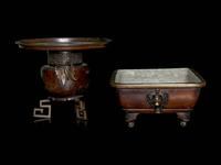 Two Japanese Bronze Articles