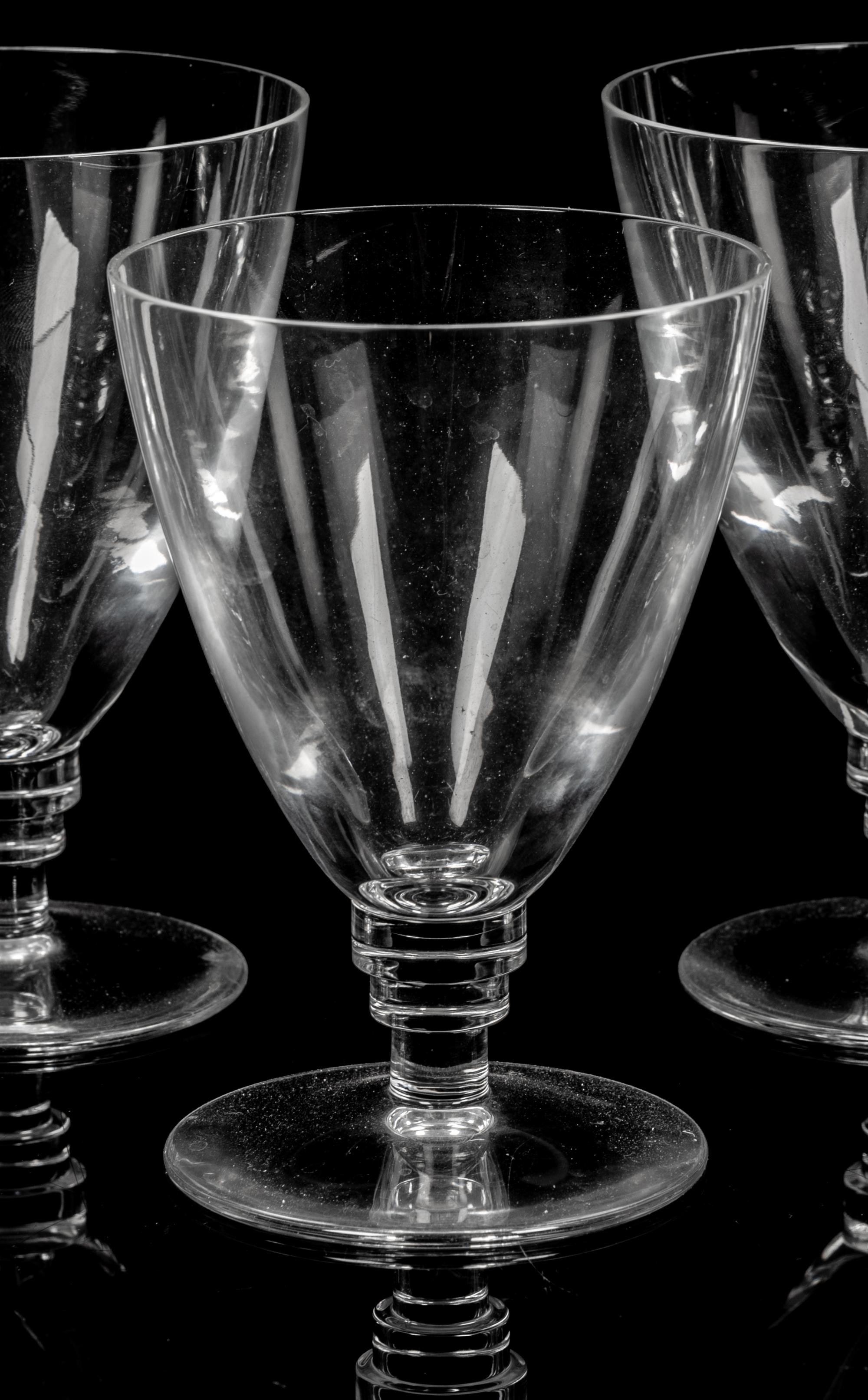 A Collection of St. Louis Glass Stemware