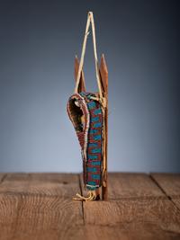Kiowa Miniature Doll Cradle, with Doll