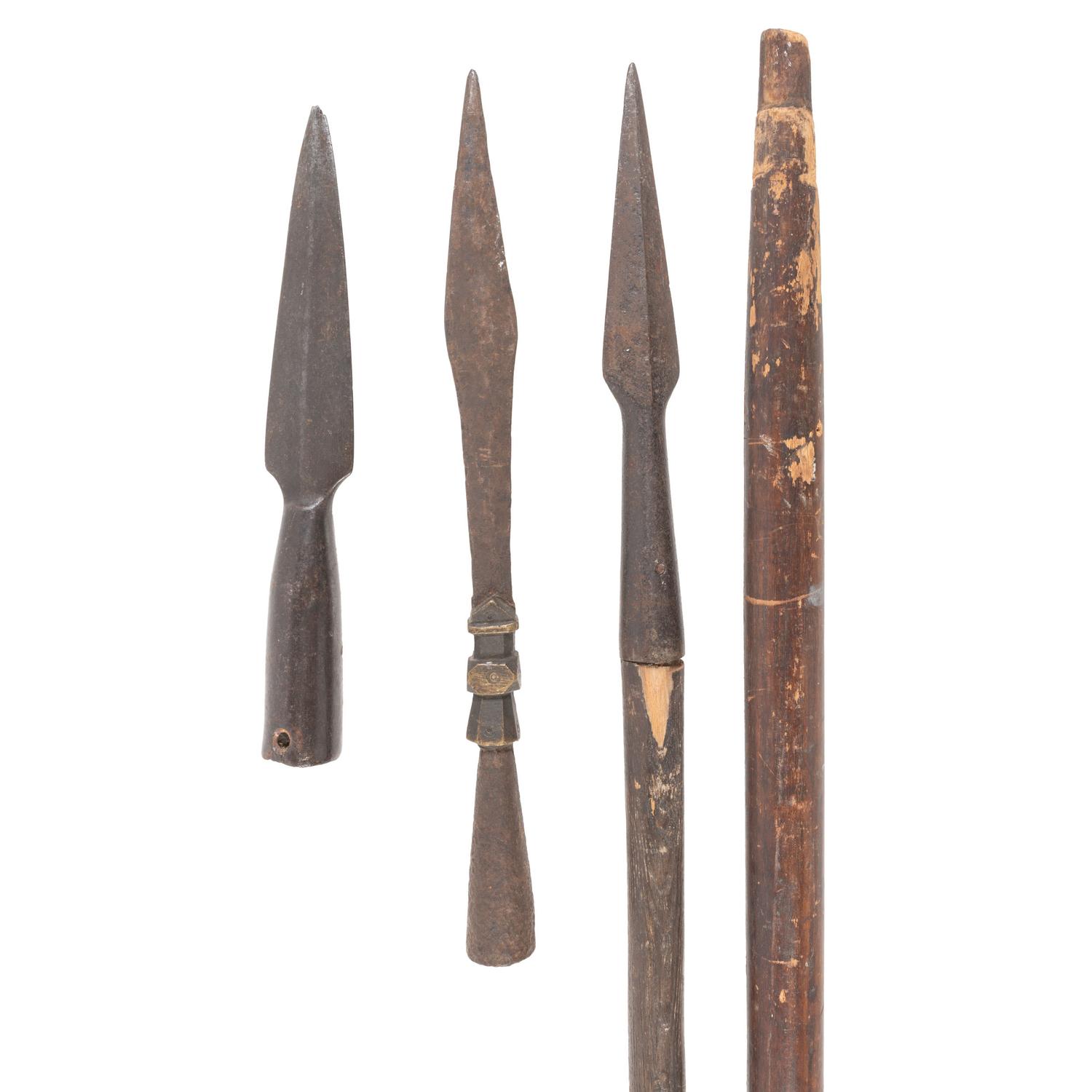 Pike Group: 1 Shortened Pike, 2 Pike Blades and 1 Near Full-Length Shaft