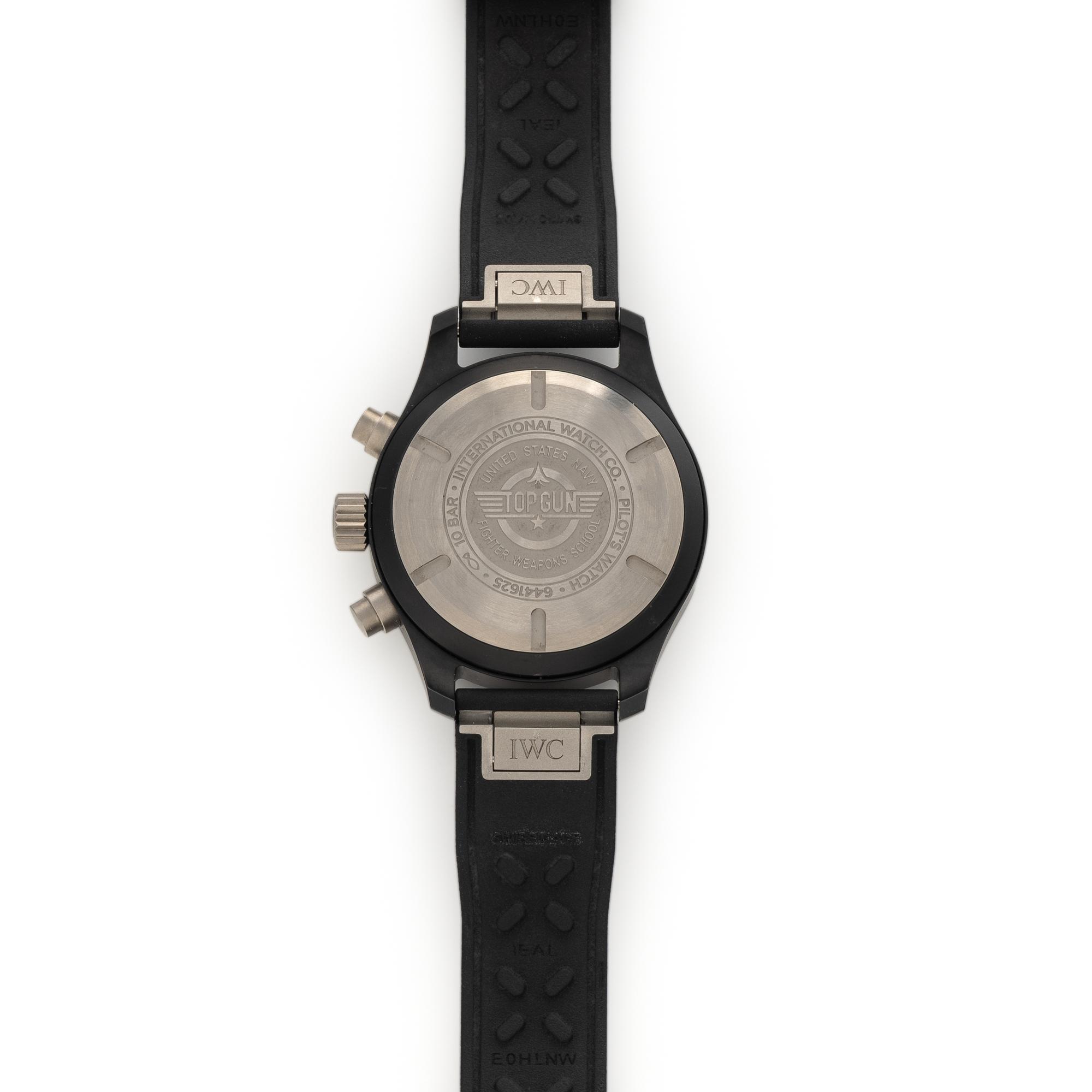 IWC, REF. 398401, 'TOP GUN PILOT'S WATCH' CHRONOGRAPH, DAY-DATE, BOX & PAPERS
